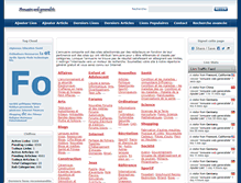 Tablet Screenshot of annuairewebgeneraliste.com